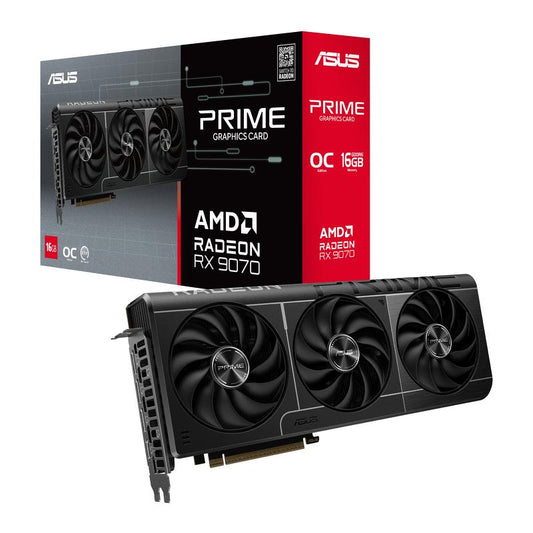 ASUS PRIME-RX9070-O16G AMD Radeon RX 9070 OC 16GB GDDR6 256bit