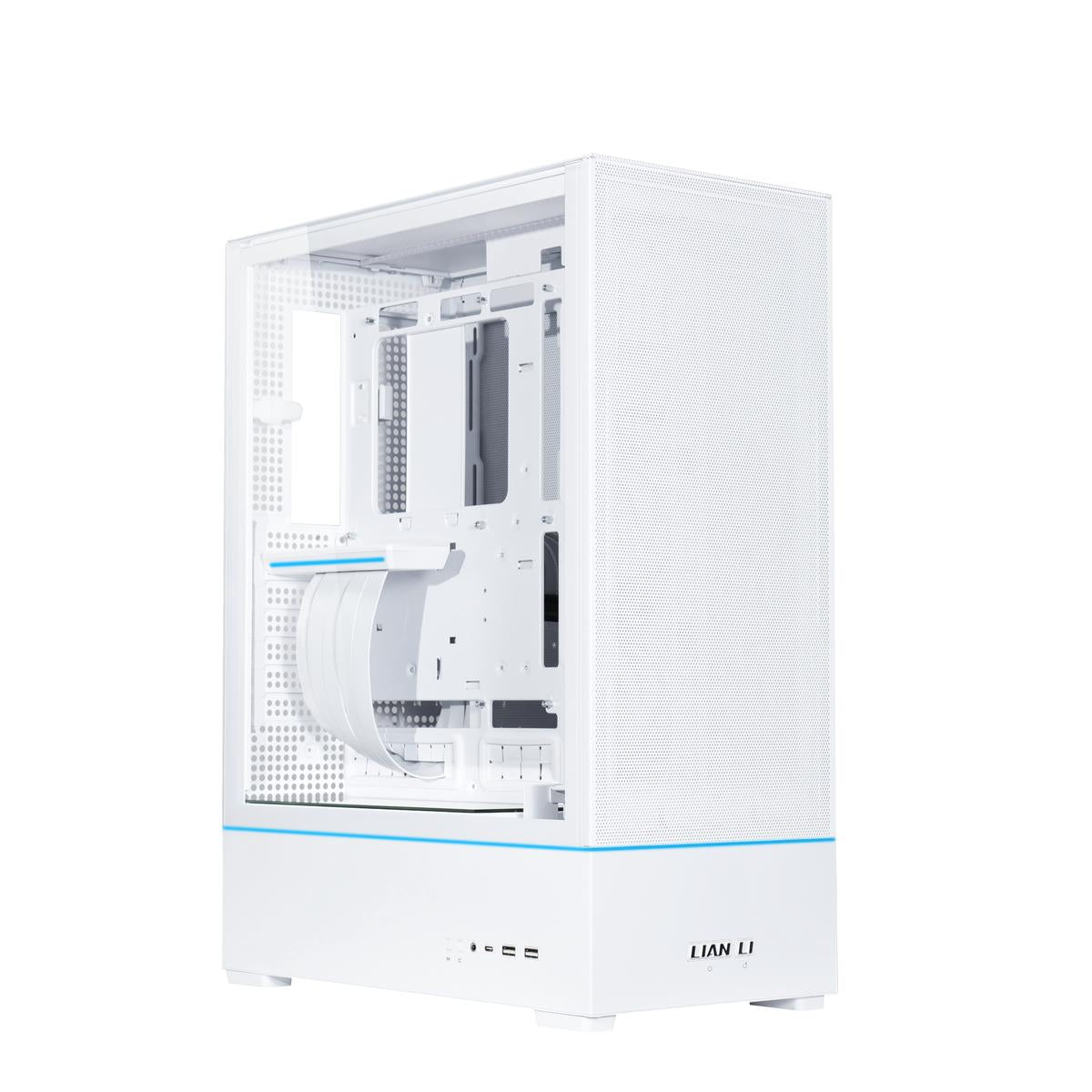 Lian-Li Case SUP01W Tour Acier TG ATX M-ATX ITX ATX Blanc