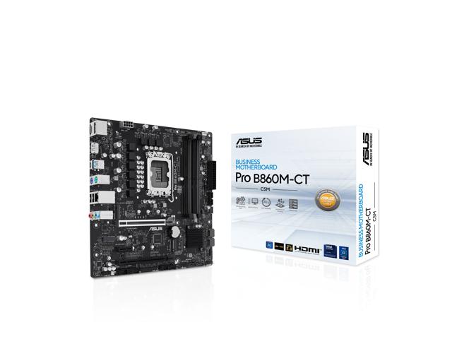 ASUS Motherboard PRO B860M-CT-CSM B860 LGA1851 256GB DDR5 micro-ATX
