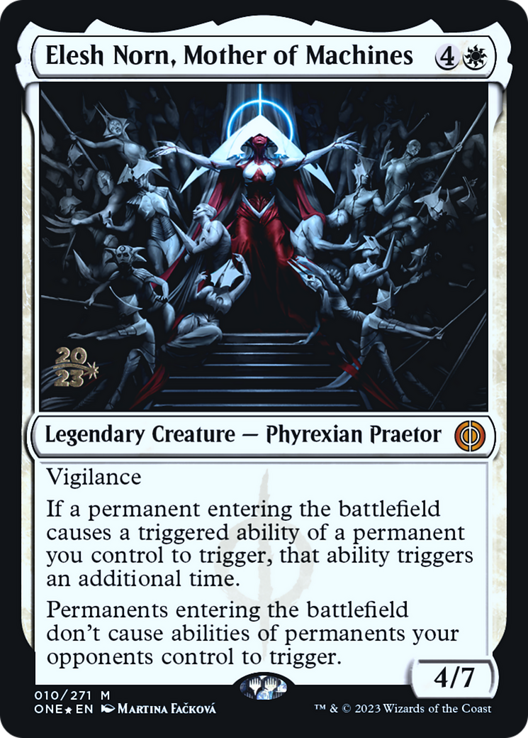 Elesh Norn, Mother of Machines (PRE-10S) - Phyrexia: All Will Be One Promos Foil
