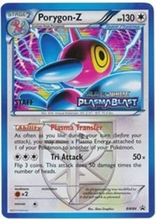 Porygon-Z (Team Plasma) - BW84 (Prerelease) [Staff] BW84 - Black and White Promos Holofoil
