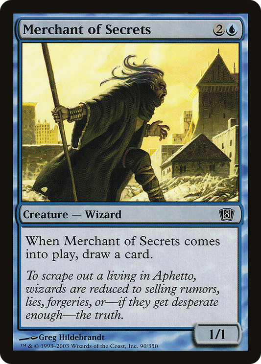 Merchant of Secrets (8ED-90★) - Eighth Edition Foil