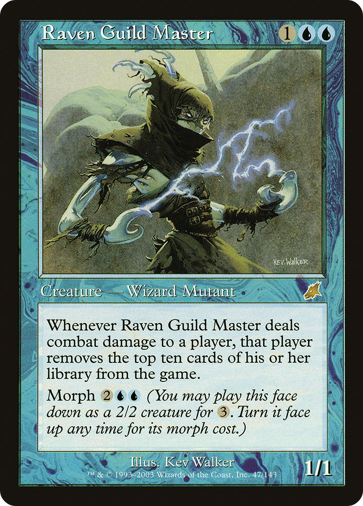 Raven Guild Master (SCG-047) - Scourge Foil