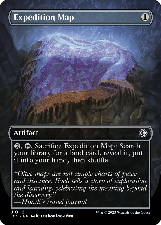 Expedition Map (LCC-112) - The Lost Caverns of Ixalan Commander (Borderless) Foil