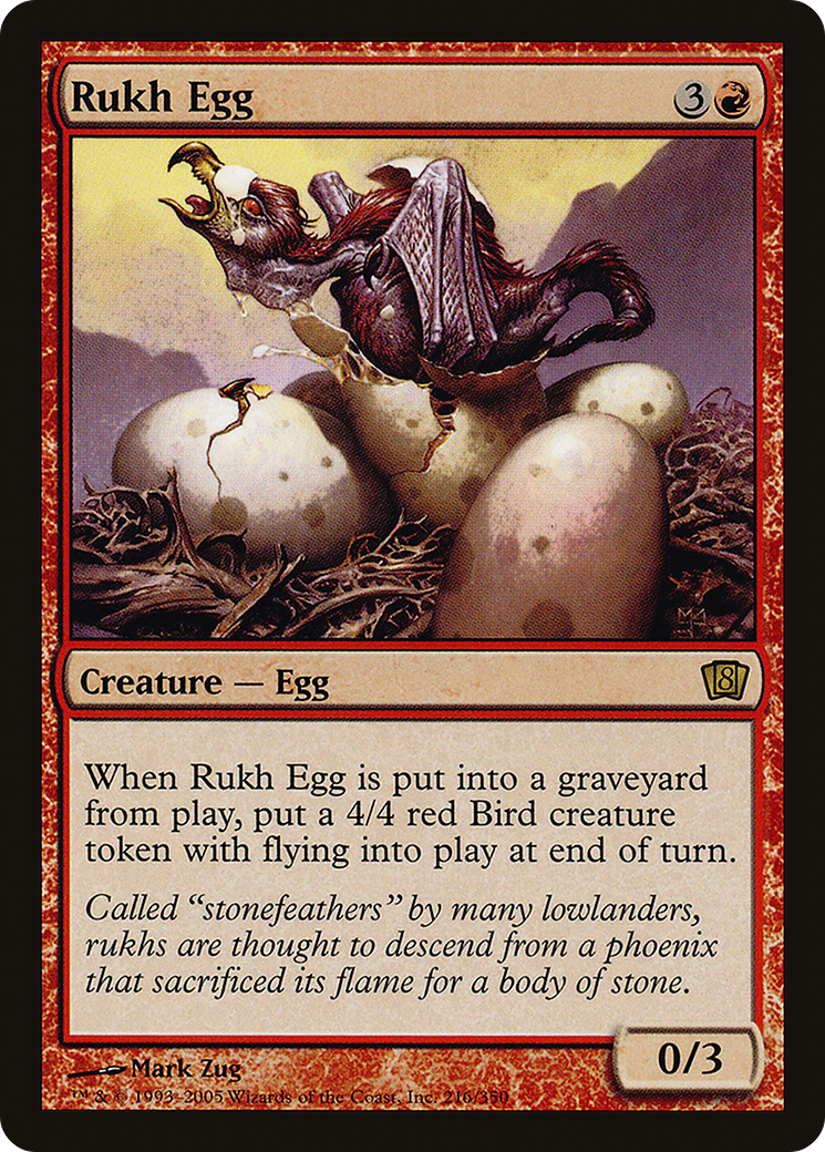 Rukh Egg (8ED-216★) - Eighth Edition Foil