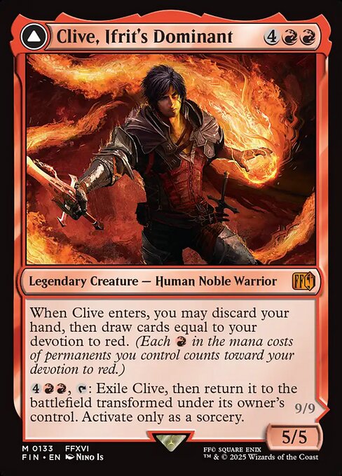 Clive, Ifrit's Dominant // Ifrit, Warden of Inferno [FIN - 133]