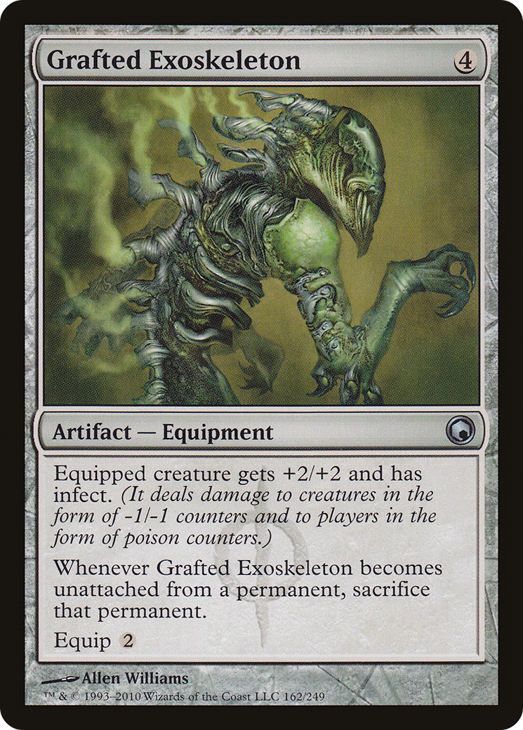 Grafted Exoskeleton (SOM-162) - Scars of Mirrodin
