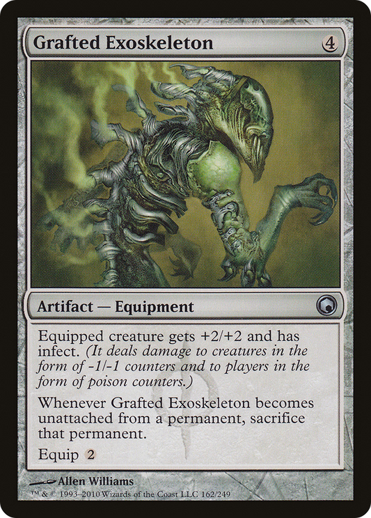 Grafted Exoskeleton (SOM-162) - Scars of Mirrodin