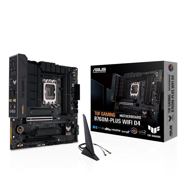 ASUS TUF GAMING B760M-PLUS WIFI D4 LGA1700 Max128GB DDR4 mATX