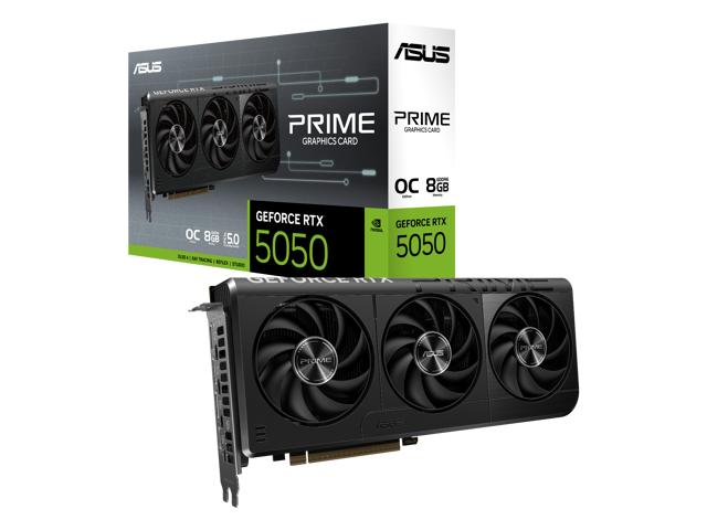 ASUS VCX PRIME-RTX5050-O8G GeForce RTX 5050 8GB GDDR6 OC 8GB GDDR6 128B