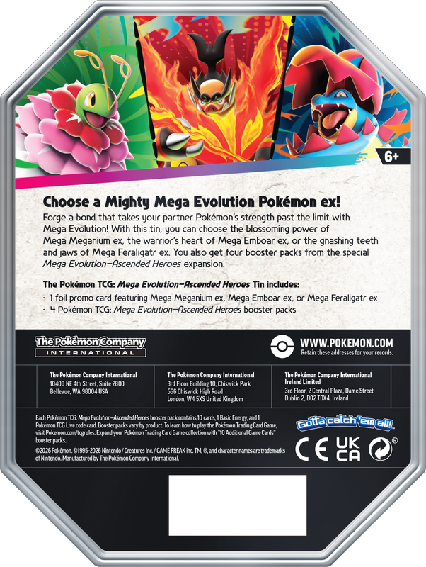 POKEMON ASCENDED HEROES TIN