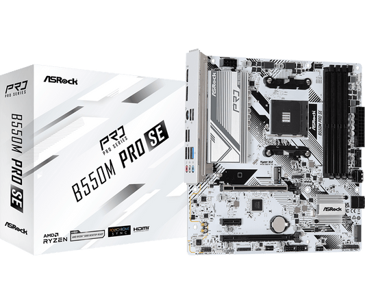 ASRock B550M Pro SE AMD AM4 Max.128 Go DDR4 Micro ATX