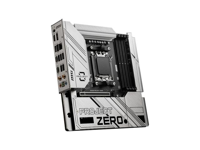 MSI B650M PROJECT ZERO Micro ATX AM5 Motherboard