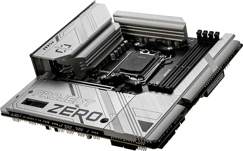 MSI B650M PROJECT ZERO Micro ATX AM5 Motherboard