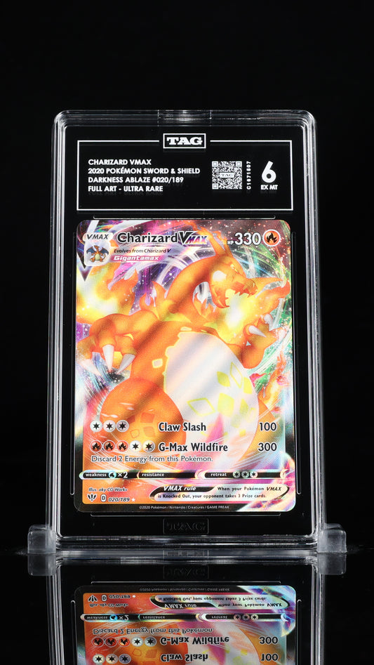 Charizard VMAX	6 EX MT 020/189