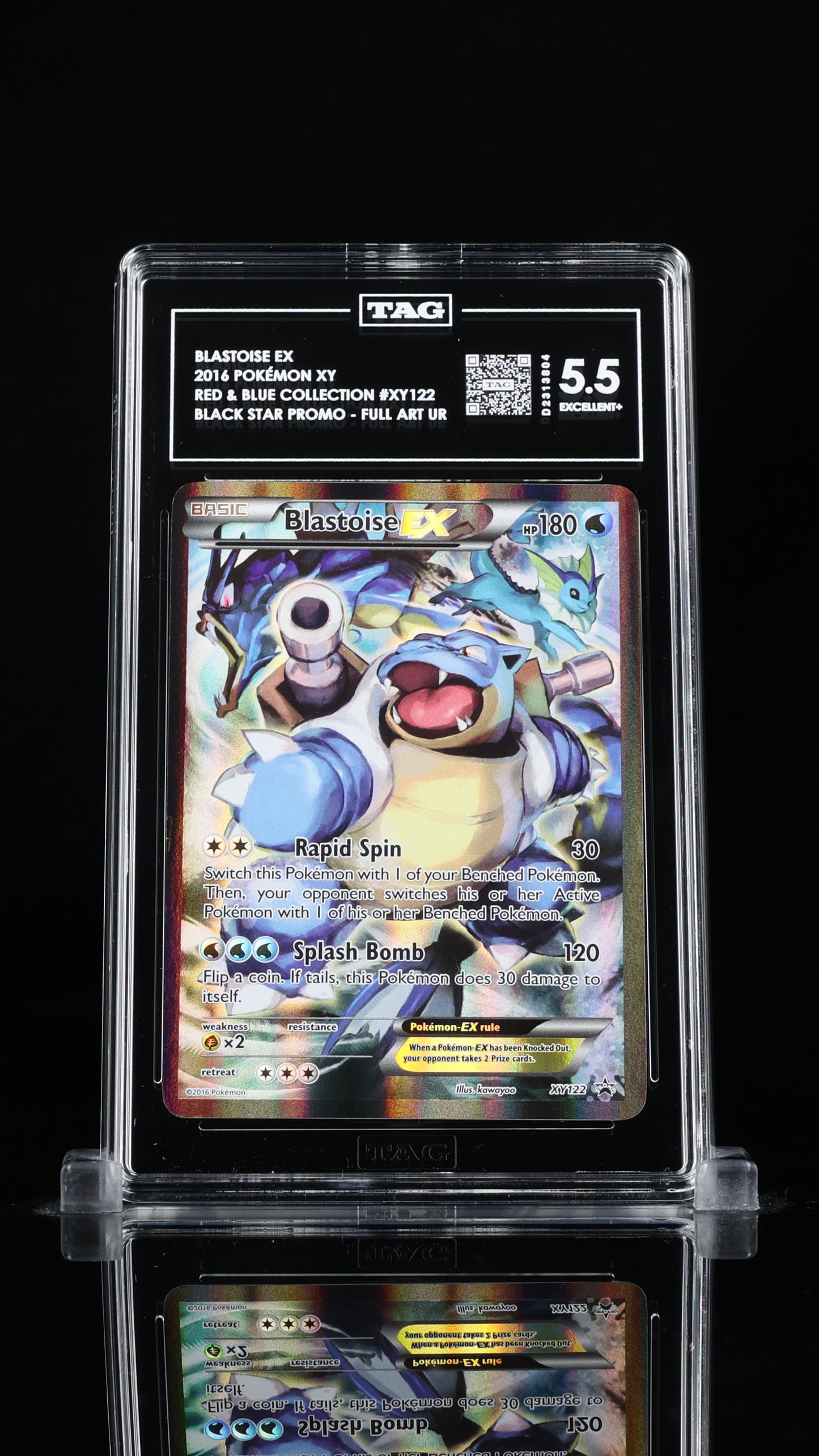 Blastoise EX	5.5 EXCELLENT+ XY122