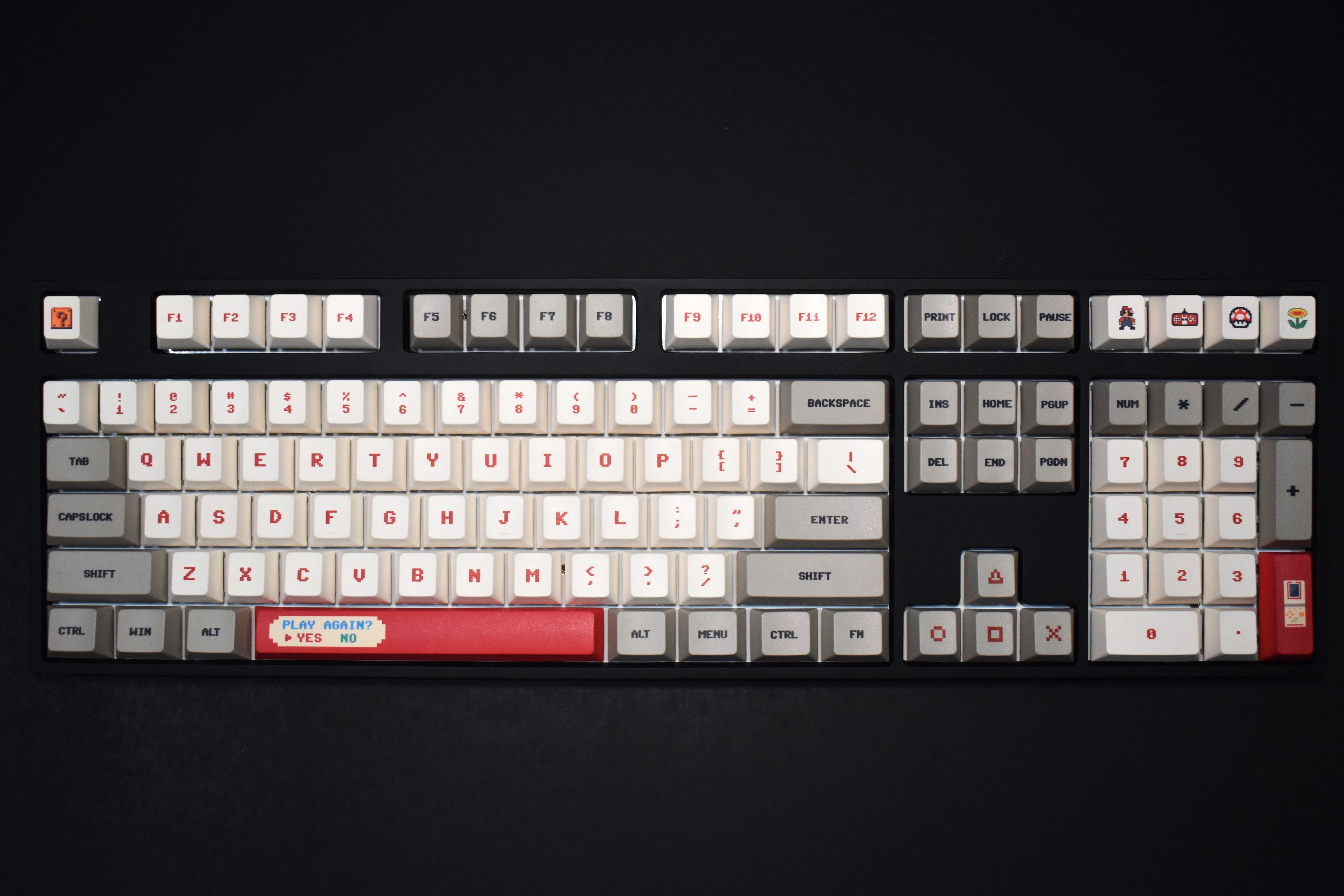 Mario Keyboard Rakk 🍄 Super Mario Themed Custom Keyboard – VI PC Builder & Games