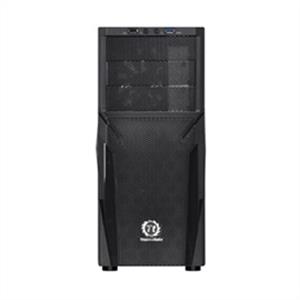 Thermaltake Case CA-1B2-00M1NN-00 Mid Tower Versa H21 3 0 (3) USB Audio Black