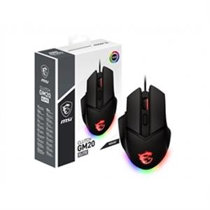 MSI Mouse Clutch GM20 ELITE TRUE RGB Optical Sensor USB Wired 6buttons Retail