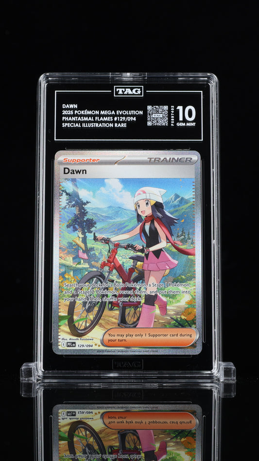 Dawn- TAG 10 GEM MINT 129/094