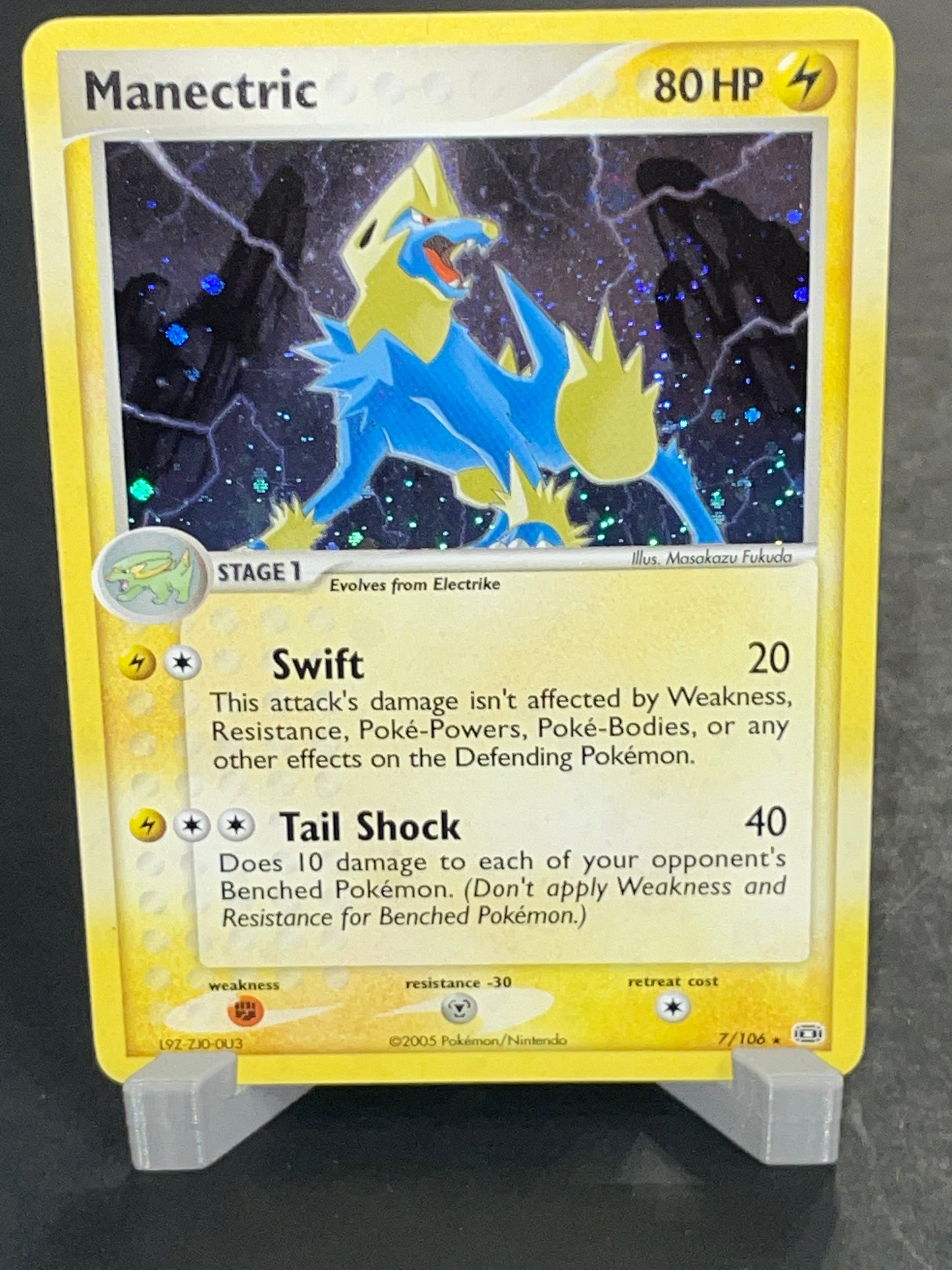 Manectric - 007/106 7/106 - Emerald Holofoil (Holo Swirl)