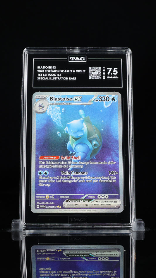 Blastoise ex	7.5 NEAR MINT+ 200/165