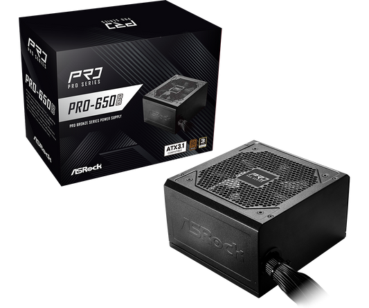 ASRock PS PRO-650B 650W ATX3.1 80+Bronze