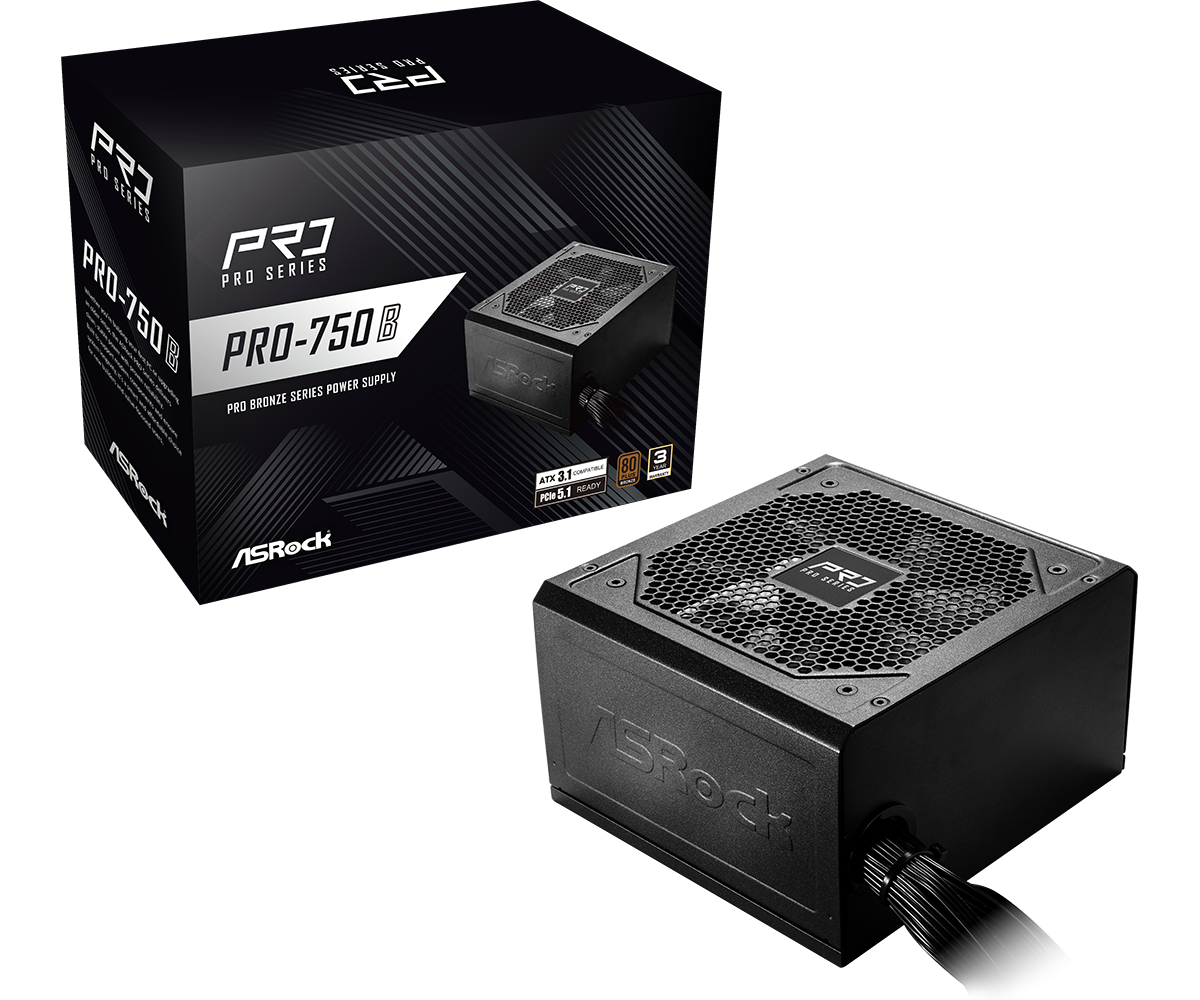 ASRock PS PRO-750B 750W ATX3.1 80+Bronze
