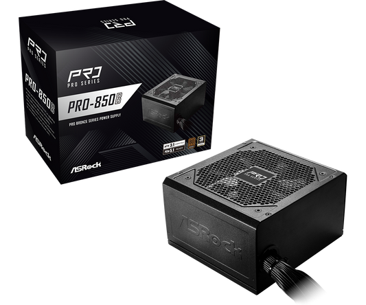 ASRock PS PRO-850B 850W ATX3.1 80+Bronze