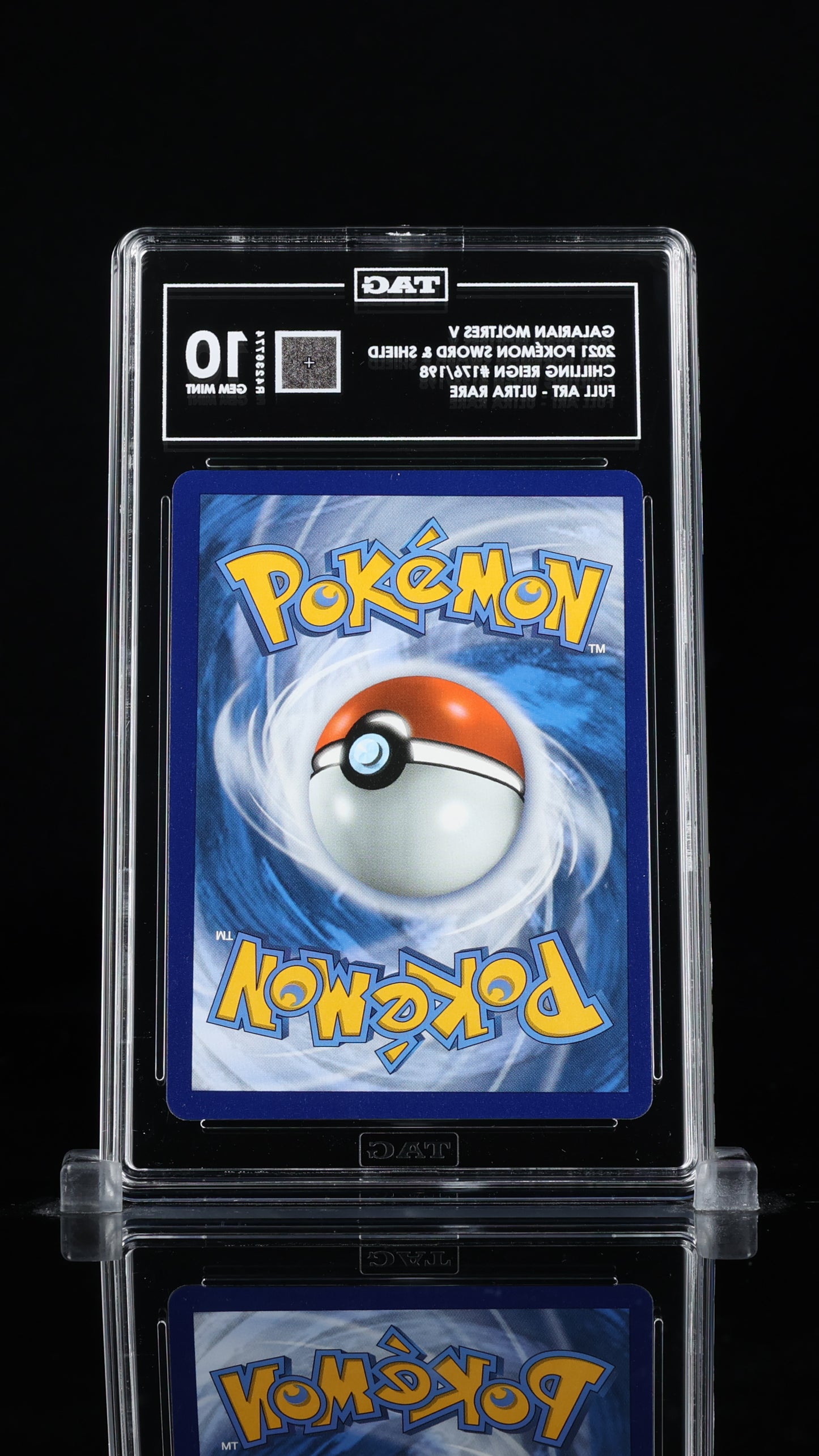 Galarian Moltres V	10 GEM MINT 176/198