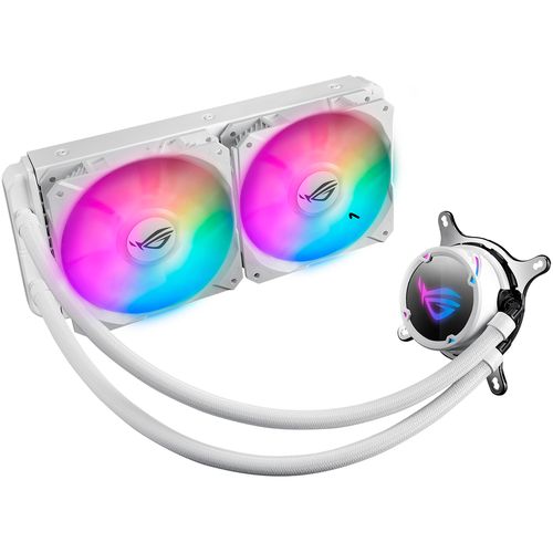 ASUS ROG STRIX LC III 240 ARGB WHT White AIO CPU cooler with Aura Sync