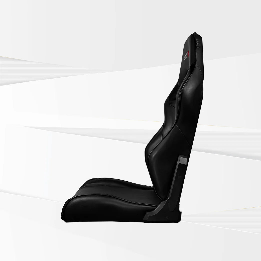 GTR Simulator FT S105LBK GTR Balck Speciale Leatherette Racing Seat Retail