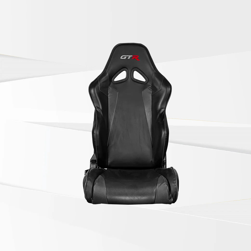 GTR Simulator FT S105LBK GTR Balck Speciale Leatherette Racing Seat Retail