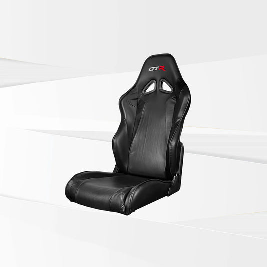 GTR Simulator FT S105LBK GTR Balck Speciale Leatherette Racing Seat Retail