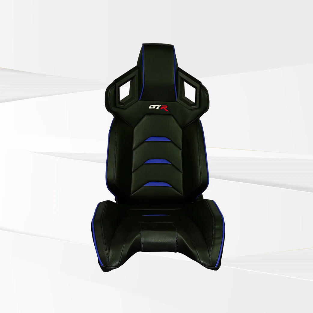 GTR Simulator FT S107LBKBL GTR Black Blue Pista Premium Leatherette RacingSeat