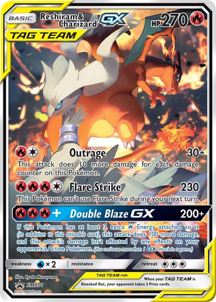 Reshiram & Charizard-GX [SMP - SM201]