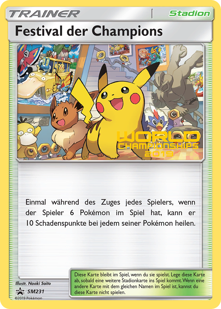 Champions Festival - SM231 (World Championships 2019) SM231/248 - SM Promos