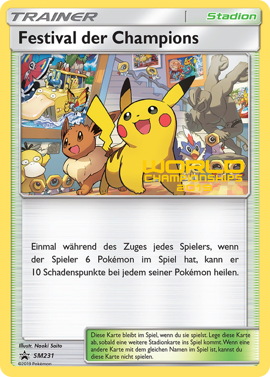 Champions Festival - SM231 (World Championships 2019) SM231/248 - SM Promos