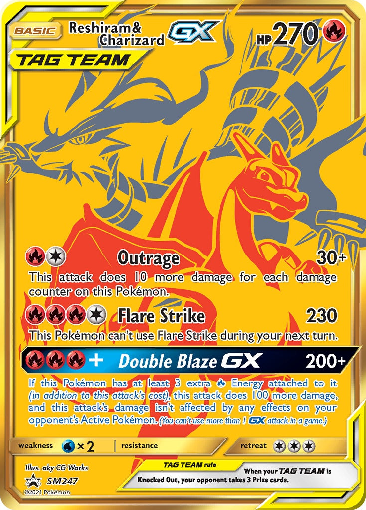 Reshiram & Charizard-GX [SMP - SM247]