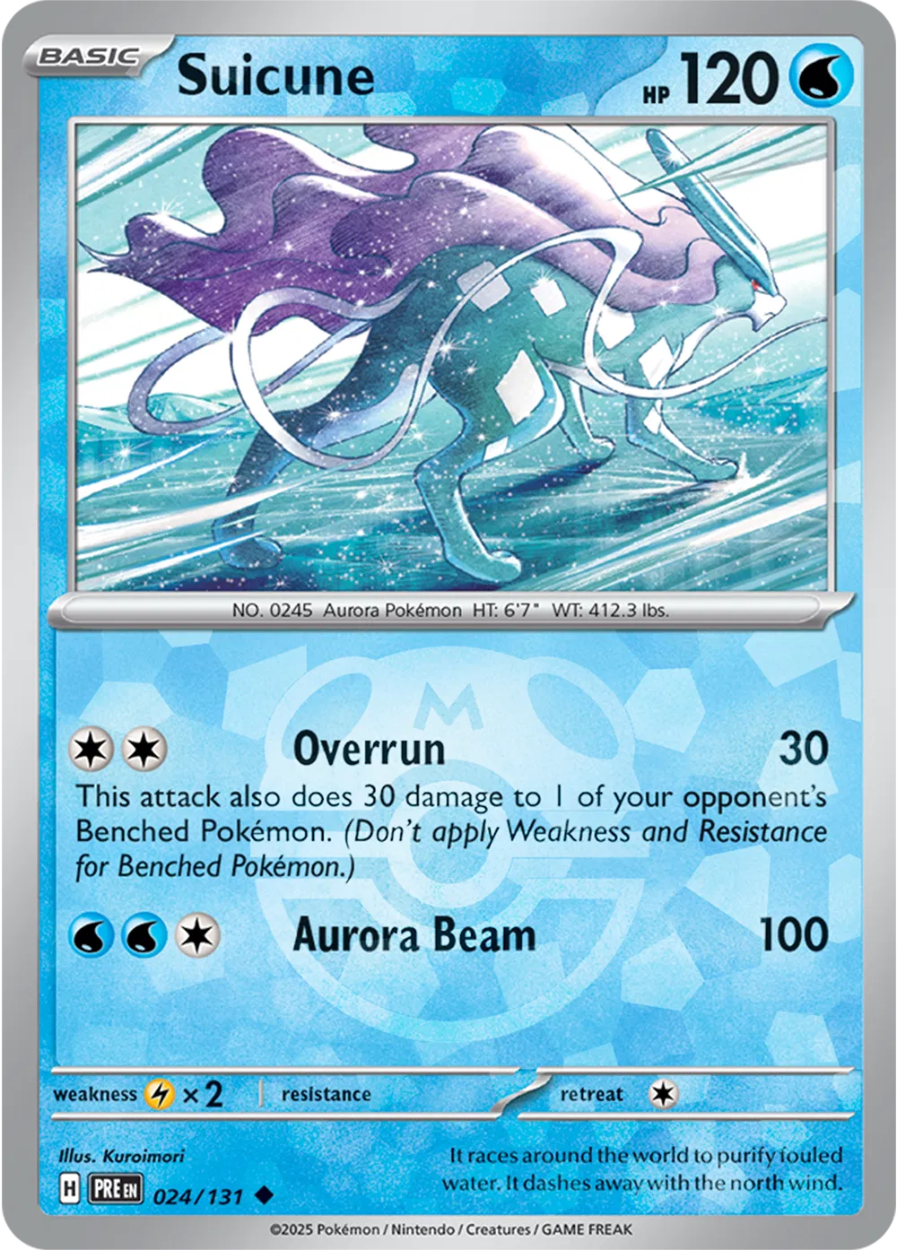 Suicune (Master Ball Pattern) 024/131