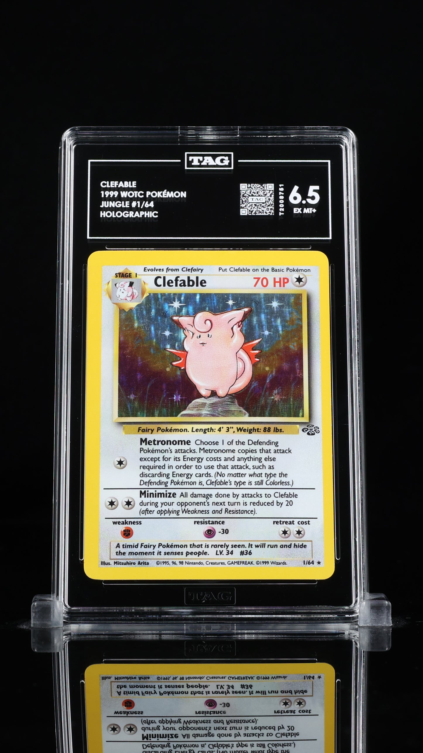 Clefable	6.5 EX MT+ 1/64