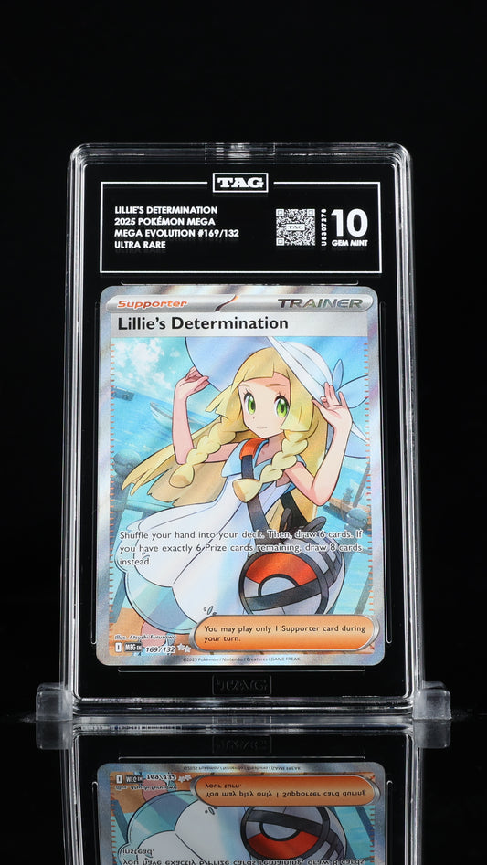 Lillie's Determination	10 GEM MINT 169/132