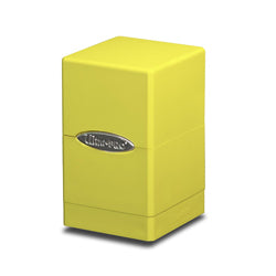 DECK BOX SATIN TOWER LEMON YELLOW