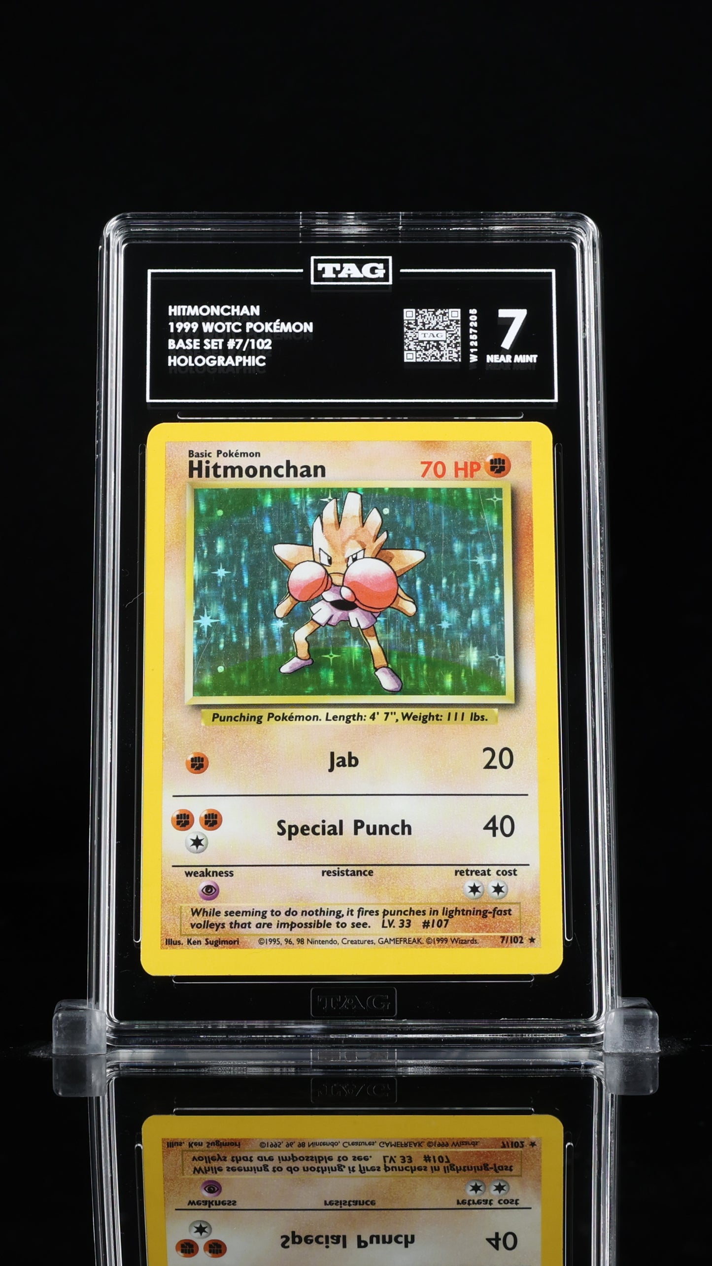Hitmonchan	7 NEAR MINT 7/102