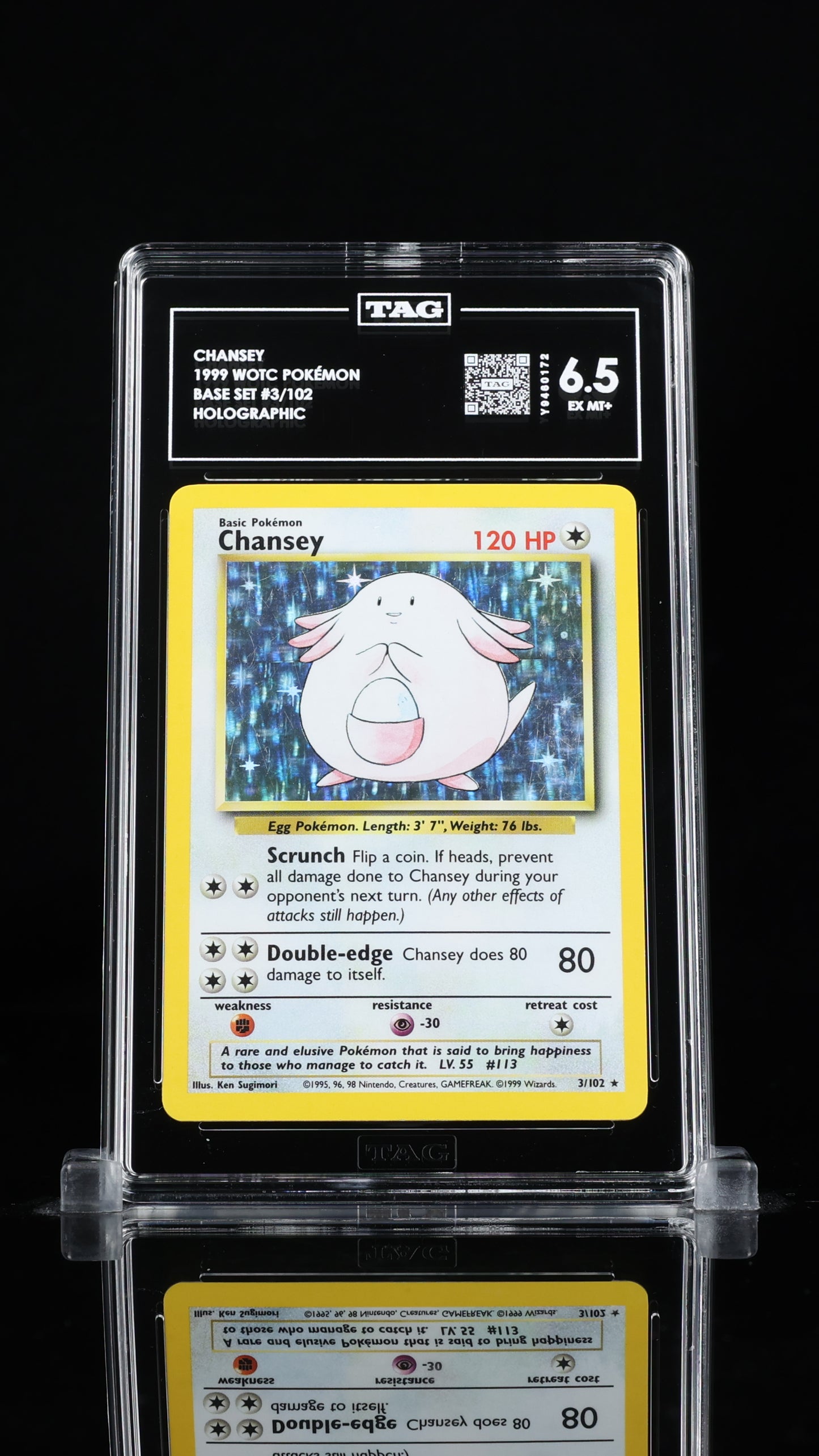 Chansey	6.5 EX MT+ 3/102