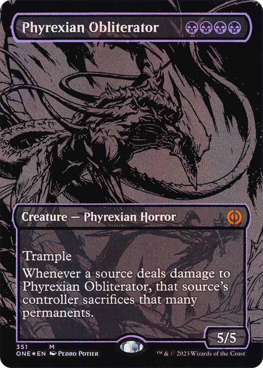 Phyrexian Obliterator (ONE-351) - Phyrexia: All Will Be One (Borderless) Foil