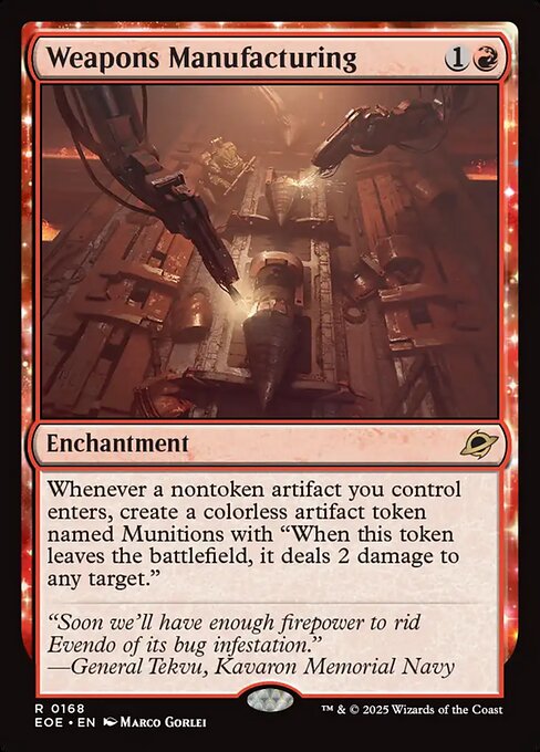 Weapons Manufacturing [EOE - 168]