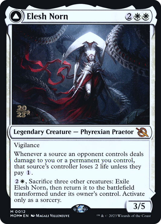 Elesh Norn // The Argent Etchings (PRE-12S) - March of the Machine Promos Foil