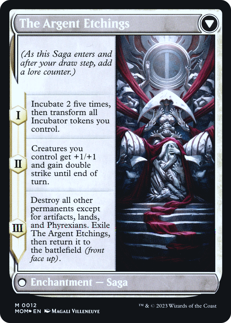 Elesh Norn // The Argent Etchings (PRE-12S) - March of the Machine Promos Foil
