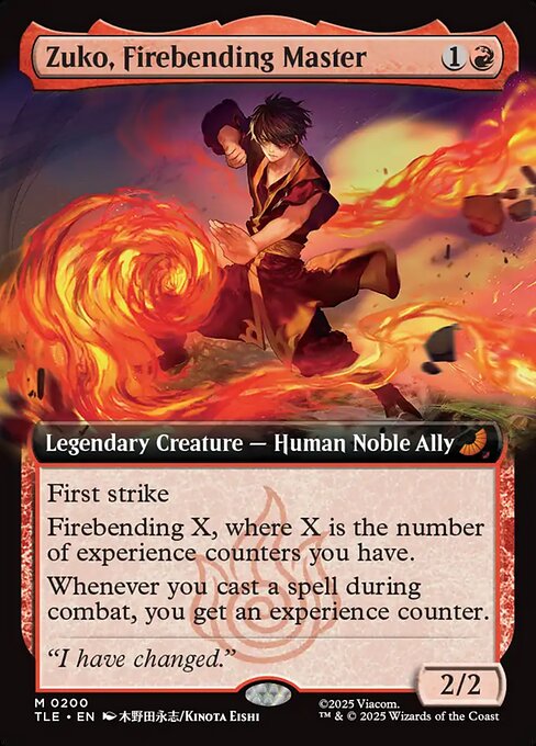 Zuko, Firebending Master [TLE - 200]